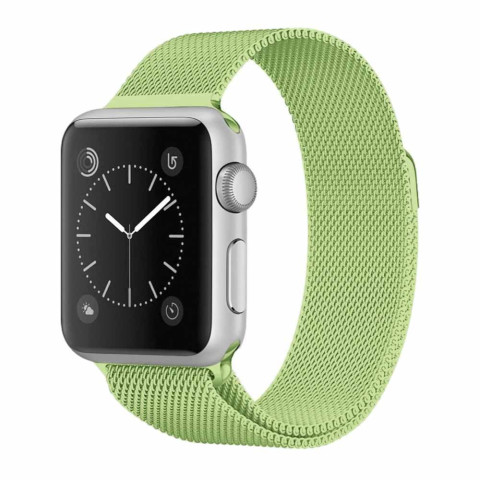 Ремешок на Apple watch 38/40/41mm Milanese Loop Band Avocado